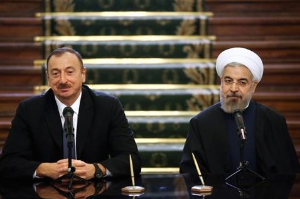 Ilham Aliyev and Hassan Rouhani