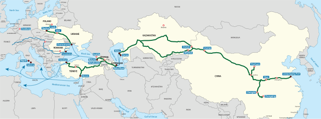 Middle Corridor Route.svg