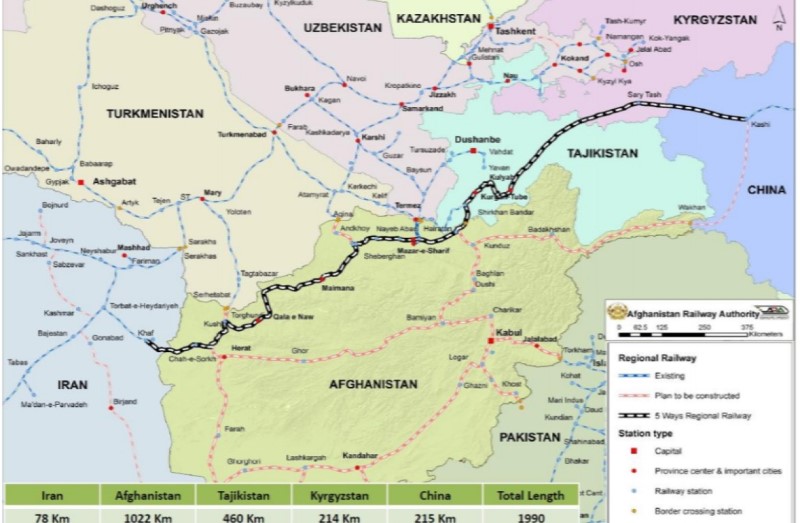 Afghan-Iran Map 800