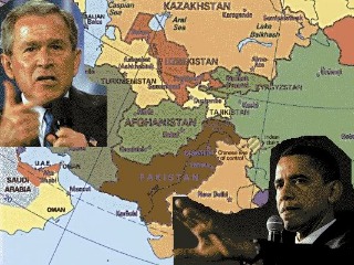 us central asia map